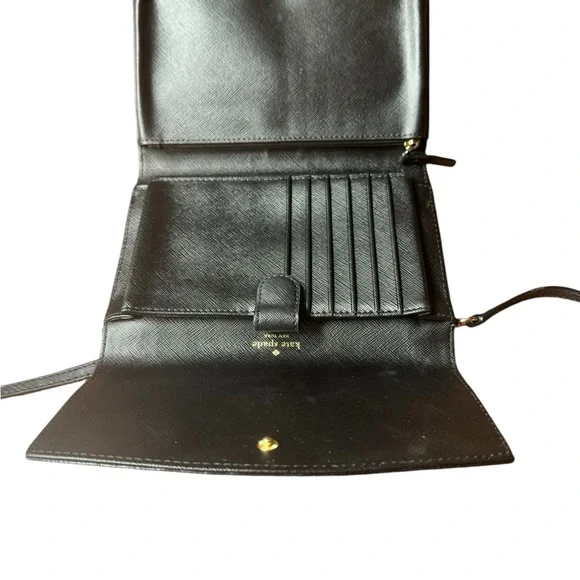 Kate Spade Laurel Way Winni Saffiano Leather Crossbody Clutch Wallet. - Picture 6 of 12